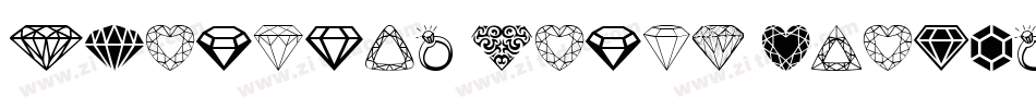 Diamonds & Pearls字体转换